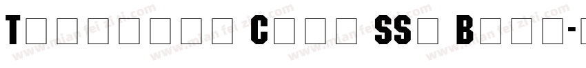 Template Caps SSi Bold字体转换